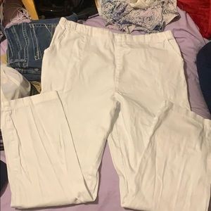 White pants straight fit